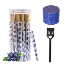 48pcs Fruit-Flavored Flavored Cones,Slow Burning,Fruit-Patterned Metal Grinder,Filler,Small Brush,Smoking Stuff,Easy To Use,Party Supplies, Gifts For Friends. Father's Day Gift. - 彩色 - 查看 6