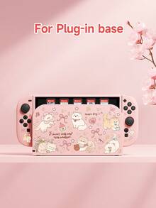 New Switch 2 (2025) Game Console Accessories, Cute Fresh Style Theme, Kitten Rose Pattern Printed Switch Protective Case, Compatible With Switch 2/Switch NS/Switch OLED/Lite, Suitable For Switch 2/Switch Game Console Accessories, Full Set, Storage Bag, Card Slot Dock, Switch Protective Case, Best Gift For Switch Players - Multicolor - View 29