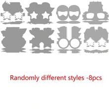 16pcs Racing Car Party Supplies - Racing Car Paper Glasses Frames, Car Trunk Themed Glasses, Birthday Shower Decorations - Multicolor - View 12