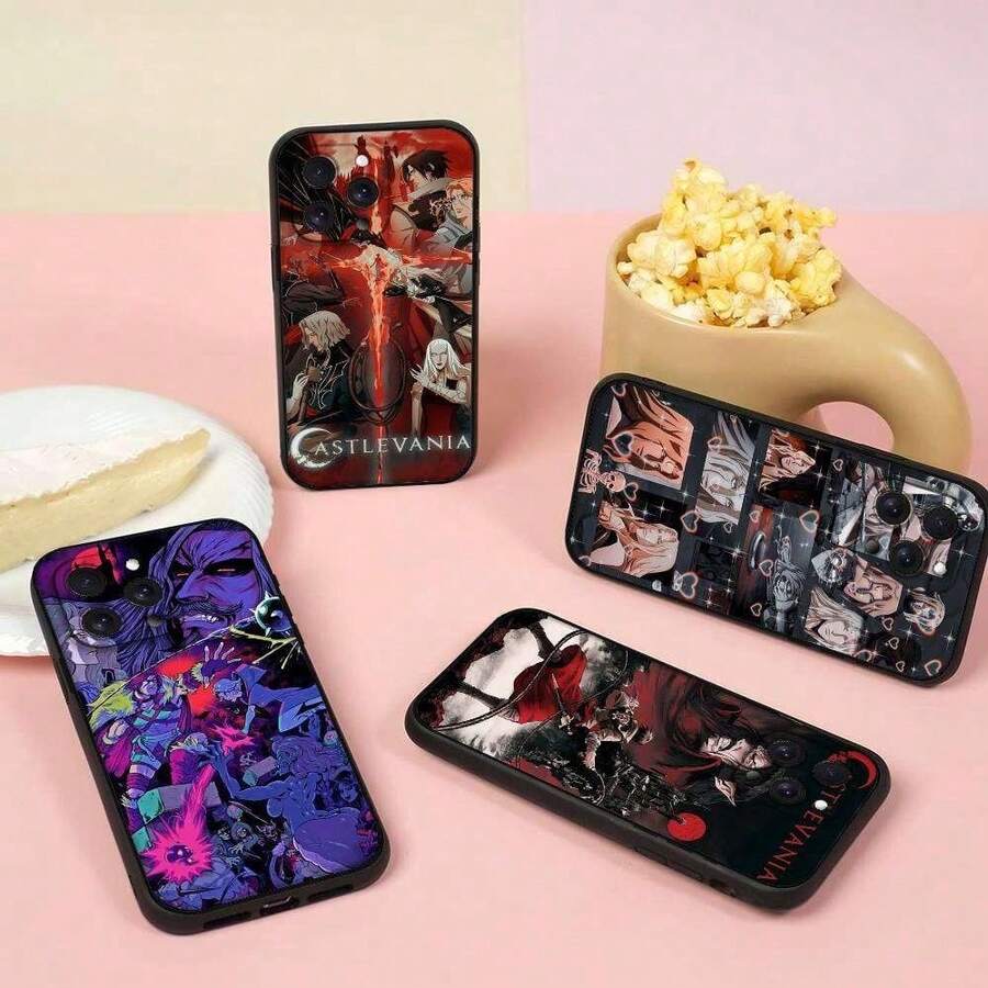 Funda de teléfono de anime Castlevania, personajes clásicos, geniales y únicos, funda de teléfono de anime muy popular, funda de teléfono de anime japonés, adecuada para teléfonos Apple, 17Pro/Pro Max, 16Plus/17E, 15, 14, 13, 12, 11, S26, S25, S24, S20, S21, S22, S23, A34, 5GA04E/M04, A05S, Pixel 10, 9, 8, envío local, funda de teléfono elegante, funda de TPU suave y agradable al tacto. - z3 - Ver 1
