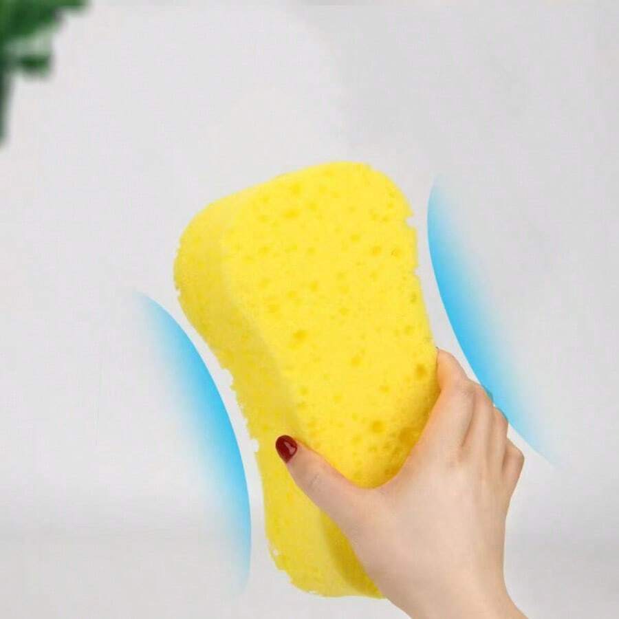 1/5pcs Thickened Large Size Multi-Color Cleaning Sponges, Suitable For Bathroom, Kitchen, Bicycle And Car Cleaning, Random Color Combination - Multiple Styles - View 1