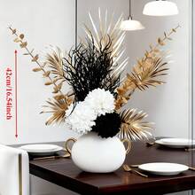 Artificial Flower Bouquet Set For Wedding Parties, Events, And Holiday Decorations Perfect For Living Room Centerpieces, Dining Tables, Kitchens - Bouquet a - View 4
