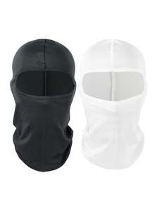 1pc/2pcs Unisex Solid Color Balaclava Face Mask UV Protection Windproof Scarf, Suitable For Hiking, Climbing, Fishing And Cycling - T - View 47