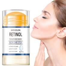 Bastão de Retinol para Cuidados com o Pescoço, Firmador da Pele do Pescoço para Pele Suave e Macia, Bastão Eliminador de Papada, Creme Hidratante e Nutritivo para o Pescoço, Redutor de Rugas no Pescoço, Cuidados Diários Anti-Envelhecimento para Mulheres - Creme - Visão 9