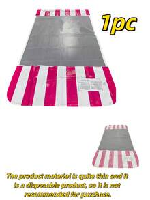 1pc Foldable Inflatable Water Hammock Lounge Chair, Suitable For Adults, Pool, Beach And Water Activities, Multifunctional PVC Pool Float, Lounge Chair And Floating Function, Perfect For Travel And Home Pool, PVC Inflatable Beach Chair, Foldable Striped Inflatable Pool Float, Suitable For Pets, Portable Adult Inflatable Bed, Adult Pool Float And Lounge Chair, Multifunctional, Durable And Fun. - Four Tubes - View 14