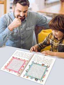 32-Page English Exploration Workbook-Test Your Focus And Boost The Fun Of Learning With Word Search Puzzles. Back To School - Multicolor - View 7
