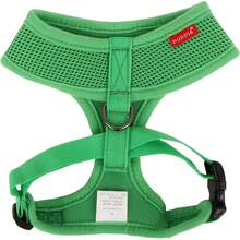Authentic Puppia Soft Dog Harness, Red - Medium - Green - View 2