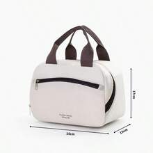 1pc Insulated Lunch Bag, Waterproof Lunch Cooler Bag, Thermal Lunch Box, Reusable Portable Lunch Bag With Adjustable Strap, Suitable For Work, School, Picnic, Back To School, Outdoor Activities - Multicolor - View 23