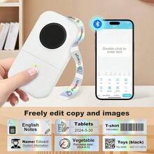 12*40mm Holographic Label Stickers, Compatible With Marklife P15 P12 P11 D30 Q30S Label Printers, Waterproof Self-Adhesive Thermal Paper - 12x40mm - View 4