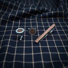 Men's Vintage Wooden Cufflinks And Tie Clip Set – Formal Accessories For Banquets And Weddings – Perfect For Holiday Gifts - 1 - View 7