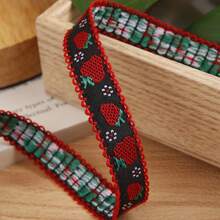 刺繡針織緞帶 DIY 蝴蝶結髮夾配件,適用於衣物、鞋子、帽子、禮物盒裝飾緞帶 - 多色 - 查看 13
