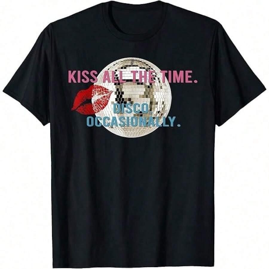 1 Piece, Y2K Vintage T-Shirt For Men - 黑色 - 查看 1