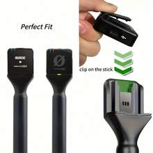 Microphone Handle Wireless Microphone Accessory Handheld Stick For Live Streaming, Video Recording, Outdoor Interview, Vlog, Podcast And News Reporting, Compatible With DJI Mic1/2, Rode Wireless GO II And Multiple Models Durable Wireless Microphone Holder Handle - one-size - View 2