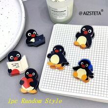 3pcs/1pc Cute Penguin Acrylic Memo Clip, Adorable Practical Stationery, Suitable For Daily Storage (Random Style) - Multicolor - View 13