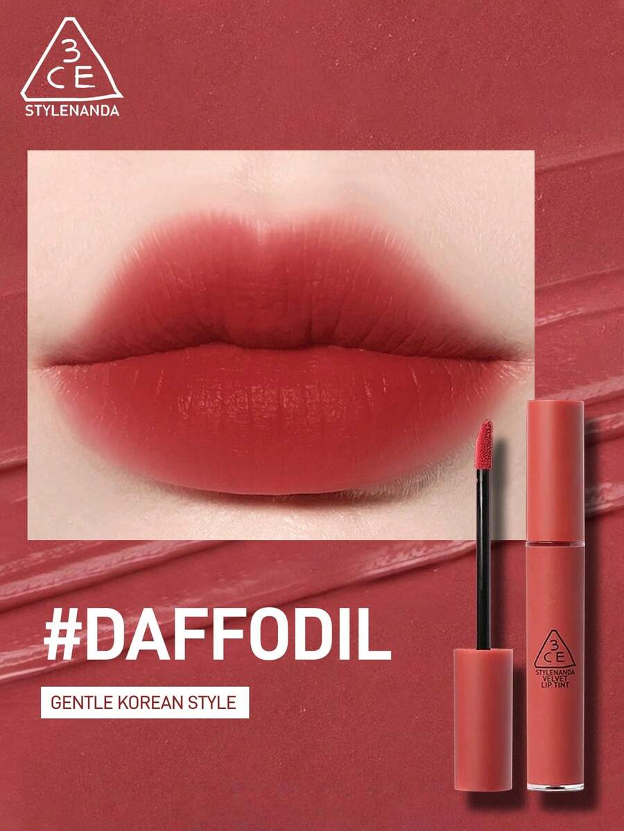 3CE Liquid Lipstick, Lip Gloss & Lip Mud, Long-Lasting Creamy Texture, Fits All Skin Tones, Moisturizing And Non-Sticky, Creates Flawless Everyday Lip Makeup, Ideal Christmas And Birthday Gifts For Women 4g/0.14oz - #Daffodil - View 1