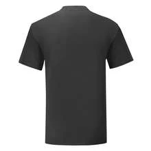 Fruit Of The Loom Mens Iconic 150 V Neck T-Shirt - Black - View 2