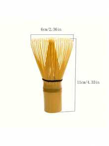 Handmade Bamboo Matcha Whisk, Natural Tea Stirrer, Traditional Japanese Matcha Tea Ceremony Accessory Set - Eighty Years Old - View 7