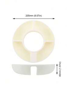 Bol à collation pour tasse, Matériau, Bol à collation 40 Oz (Environ 1134.0g) avec poignée, Accessoires pour tasse. (Blanc et rose, bleu, violet), Bol à collation pour tasse, Réutilisable, Convient pour Quenche H2.0 40 Oz (Environ 1134.0g) Gobelet avec poignée, Plateau à collation avec 4 compartiments, Convient pour tasse (Bleu), Bol à collation pour tasse, Plateau à collation anti-basculement, Compatible avec tasse Quenche 1.0 / 2.0 40 Oz (Environ 1134.0g) avec poignée - Multicolore - Voir 9