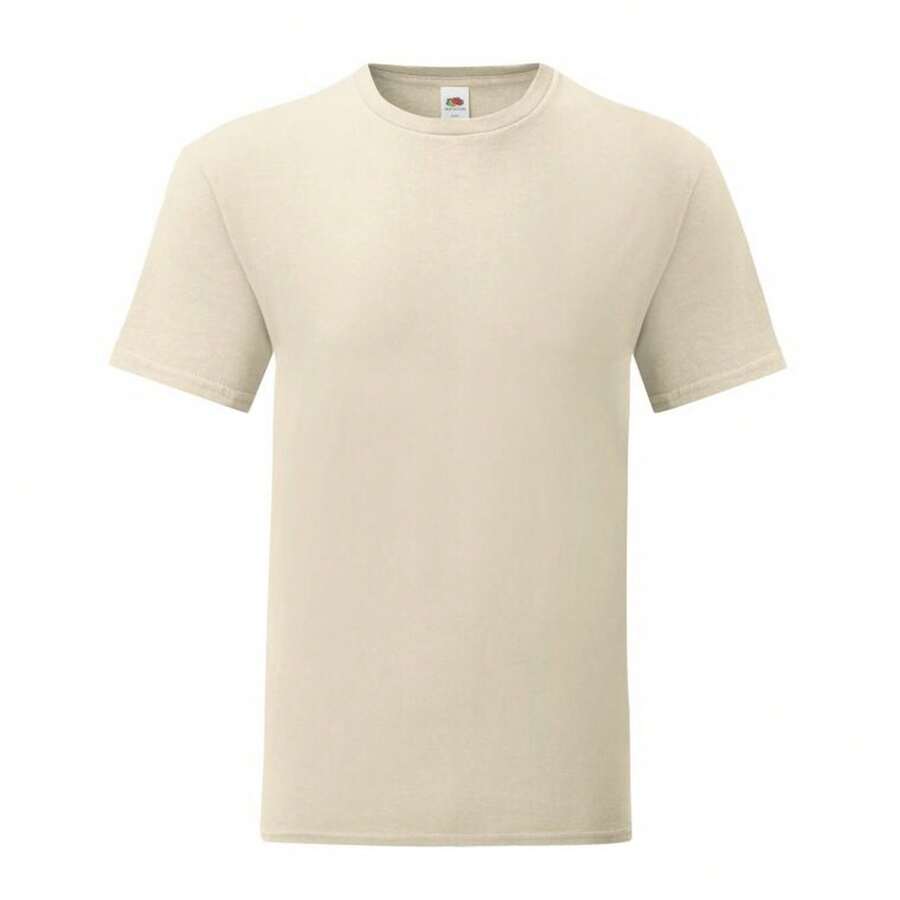 Fruit Of The Loom Mens Iconic 150 T-Shirt - Natural - View 1