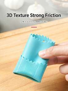 Garlic Peeling Tool, Garlic Peeler, Kitchen Manual Garlic Head And Clove Peeler, Silicone Peeler - Multicolor - View 5