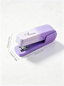 Effortless Stapler, Customized Personalized 360° Rotating Stapler, Gradient Color, Rotatable, Multi-Functional Manual Office Supplies - Multicolor - View 11