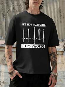 T-shirts för män - Svart - Visa 1