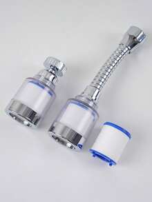 Universal Faucet Splash Guard Extender, Kitchen Water Saver, 360° Rotating Aerator Filter Nozzle, Water-Saving Pressurized Shower Design, Easy To Clean And Water-Saving, Kitchen And Bathroom Accessory - AA - View 11