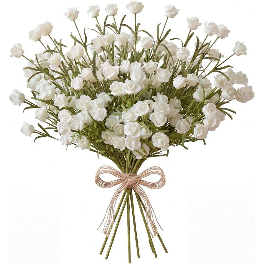 1/3 Stücke künstliche Rosenblumen, Kunstpflanzen, Zuhause, Restaurant, Wohnzimmer, Außengarten Dekoration, Muttertagsgeschenk, Geburtstagsgeschenk, Abschlussgeschenk, Blumenarrangement Kunst, Fotografie Requisiten, Herbst, Frühling, Vase, Blumenwand, Kranz, Brautstrauß, Hochzeitsdekoration, DIY Kranzmaterialien, Geburtstagsfeier Dekoration Materialien, Heimdekoration Accessoires, Valentinstag. - Weiss - Übersicht 1