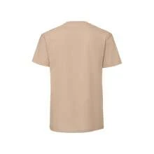 Fruit Of The Loom Mens Iconic Premium Ringspun Cotton T-Shirt - Desert Sand - View 2