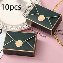 10/50pcs Blank Packaging Paper Gift Boxes, Classic Envelop Gift Boxes For Wedding Favors, Birthday Party, Cosmetics Packaging - Multicolor - View 18