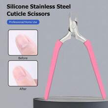 Nail Clipper, 3/4 Jaw Ultra Sharp Nail Tip Pliers, Professional Nail Trimming Tool, Non-Slip Silicone Handle Nail Clipper, For Nail Care Manicure Nails - Multicolor - View 3