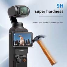 2+2pcs[Screen Protector+Lens Protector]Compatible With DJI Osmo Pocket 4/3, 2pcs Lens Protector+2pcs LCD Screen Protector, Tempered Glass Film, Compatible With DJI Pocket 4/3 Accessories, 9H Hardness Scratch Resistant. High Definition Transparent, Thin Fit, Sensitive Touch, Full Screen Protection. - View 7