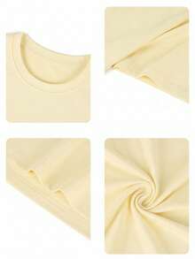 Women T-Shirts - Yellow - View 6
