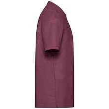 Fruit Of The Loom Mens Pique Polo Shirt - Burgundy - View 3