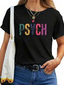 Women's T-Shirt For Nurses Day And Nurses Week 2024 For Psychiatric Nurses - Black - View 1