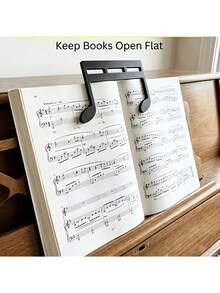 3D Printed Sheet Music Clip, Suitable For Piano, Guitar And Violin - Large Capacity Sheet Music Clip, Can Firmly Hold Sheet Music, Convenient For Reading, Perfect Gift For Music Lovers - Multicolor - View 5