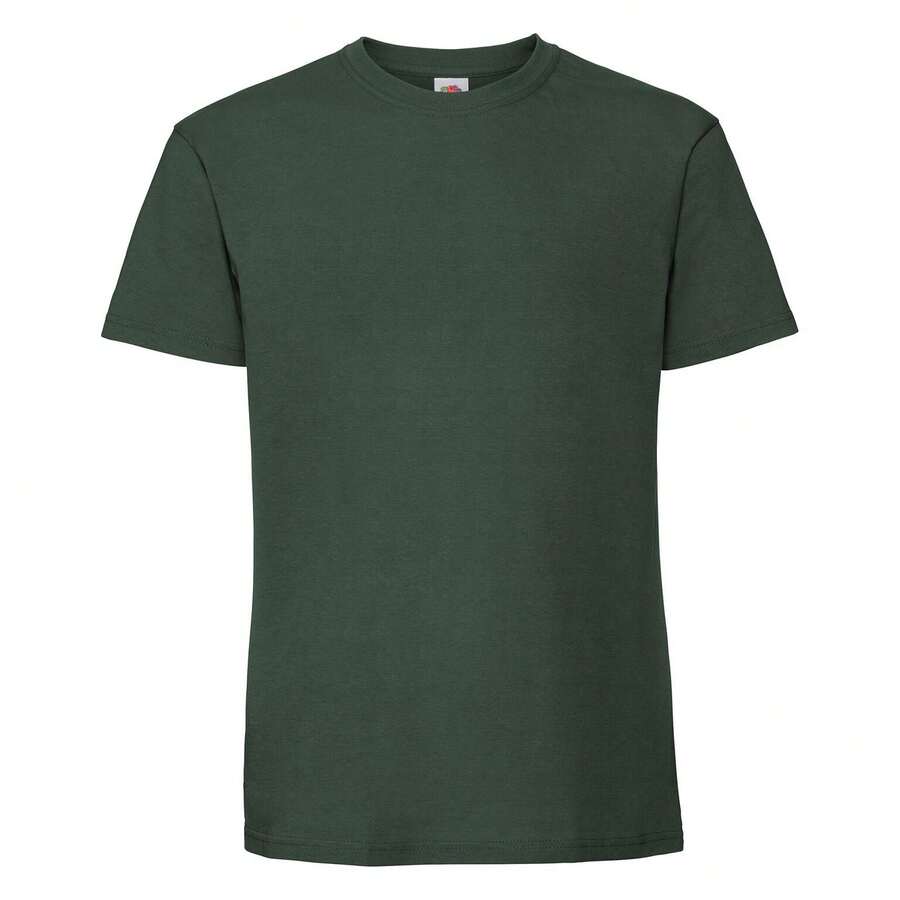 Fruit Of The Loom Mens Ringspun Premium T-Shirt - Bottle - View 1