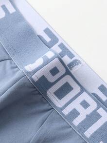 5PCS Multi-Color Optional, Men's Plus Size Underwear, Extra Large Size, Men's Plus Size Sports Underwear, Soft And Comfortable Texture, Suitable For Tall And Muscular Men, For Plus Size - Multicolor - View 6