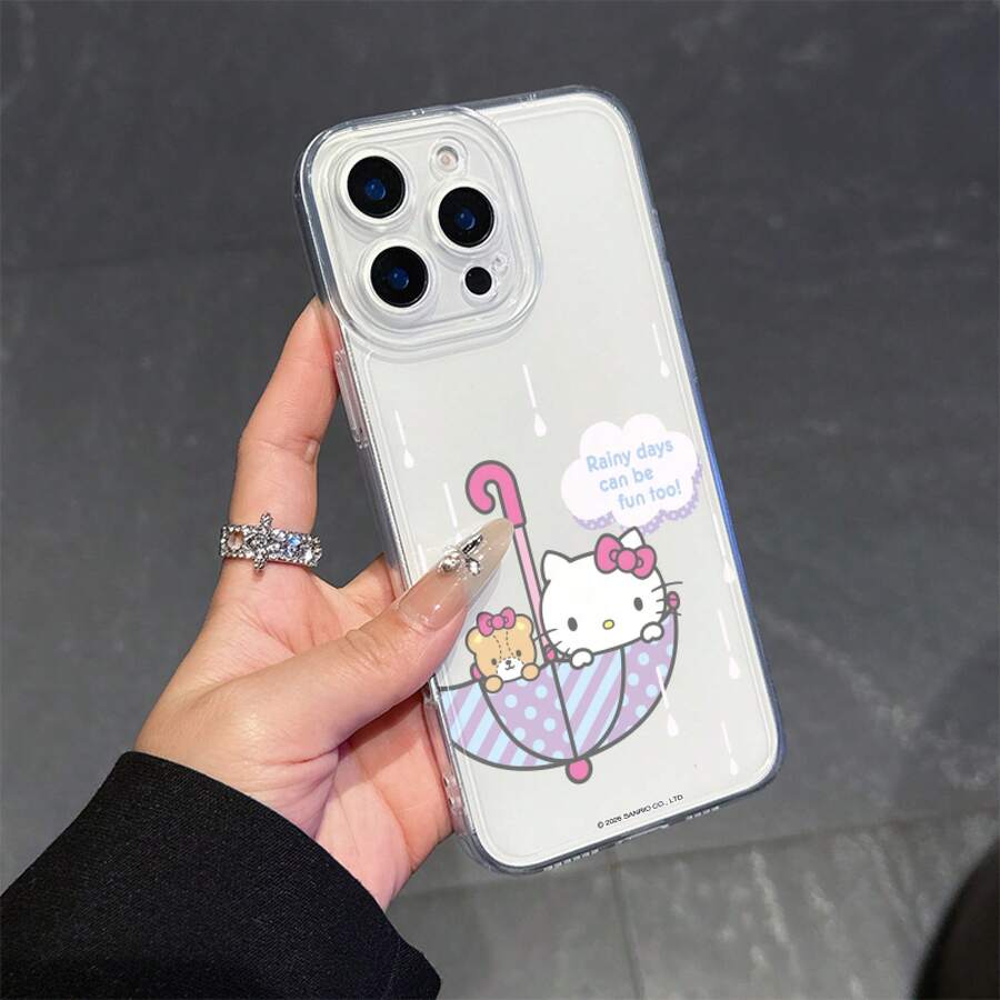 SANRIOスマホケース - サンリオスマホケース TPU透明シリコン作る ハローキティ 新入荷 ハイエンド かわいい エレガント インスタYINGえ  17/17 Pro/17 Pro Max/17 Air/16/15/14/13/12シリーズ対応 - クリア - チェックする 1