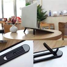 1pc/2pcs Adjustable Portable Laptop Stand, Space-Saving Design For Office And Travel - Multicolor - View 3