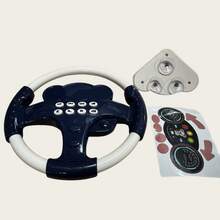 Children's Realistic Steering Wheel Toy - Features Sound Effects, And Music; An Educational Toy For Learning Traffic Rules. Simple And Easy To Play,A Perfect Birthday Gift For Boys And Girls Ages 3+ (Not Included 2 AA Batteries). - Multicolor - View 14