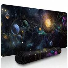 1pc XL Mouse Pad Laptop Keyboard Pad, Starry Asteroid Pattern High Definition Printing Desktop Protector, Gaming Accessory Decorative Desk Mat, Durable Non-Slip Bottom, Suitable For Home Office PC Work Back To School Dorm Accessories - Mouse Pad - View 10