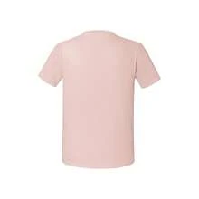 Fruit Of The Loom Mens Iconic Premium Ringspun Cotton T-Shirt - Powder Rose - View 2