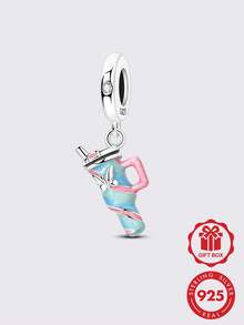 1pc Original 925 Sterling Silver Dream Cup Pendant, Carefully Crafted From Genuine S925 Sterling Silver, Ensuring Long-Lasting Luster And Durability. - Silver - View 8