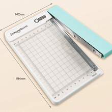 1pc Manual Colorful Press Paper Cutter With Ruler Scale, Photo Trimmer, Suitable For Office And School Supplies, Non-Electric - 1pc - View 12