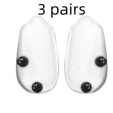 Arch Support Foot Pads Volcano Magnetic Insoles XO-Shaped Legs Inward/Outward Rotation Support Insoles Silicone Height Increasing Tool For Women - Transparent 3 Pairs - View 8