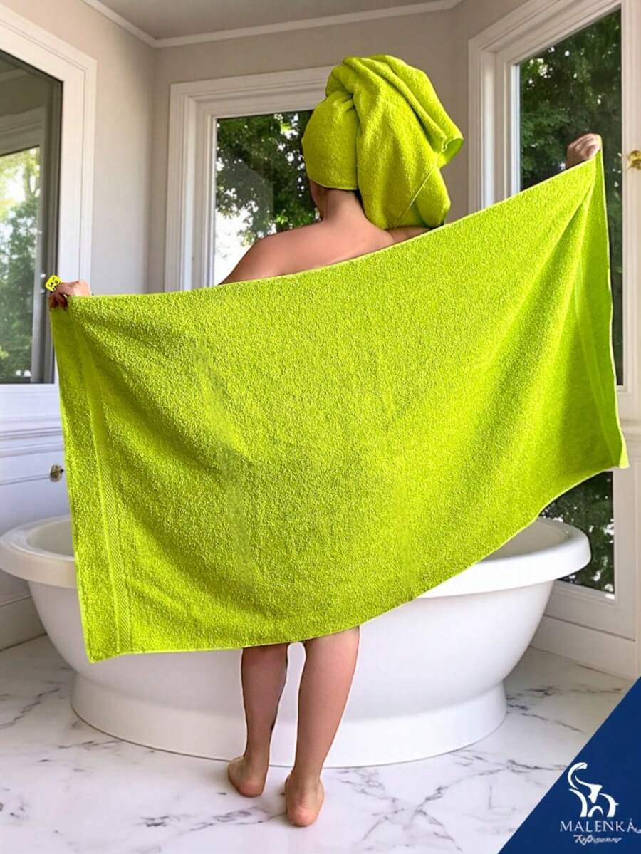 TOALLA DE BAÑO 100% ALGODÓN MEXICANO (Gruesa) ABSORBENTE  70m X 135cm, la cenefa puede variar