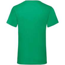 Fruit Of The Loom Mens Value V Neck T-Shirt - Kelly Green - View 2