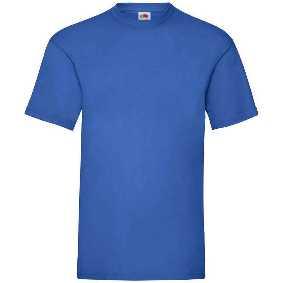 Fruit Of The Loom Mens Valueweight T-Shirt - 寶藍色 - 查看 1