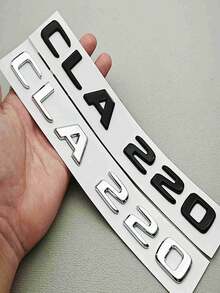 3D ABS 車用字母標誌 CLA18O CLA200 CLA 220 CLA250 CLA260 4MATIC 後車廂徽章貼紙 適用於 C118 W117 - CLA220 - 查看 7